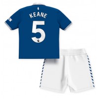 Dres Everton Michael Keane #5 Domáci pre deti 2023-24 Krátky Rukáv (+ trenírky)